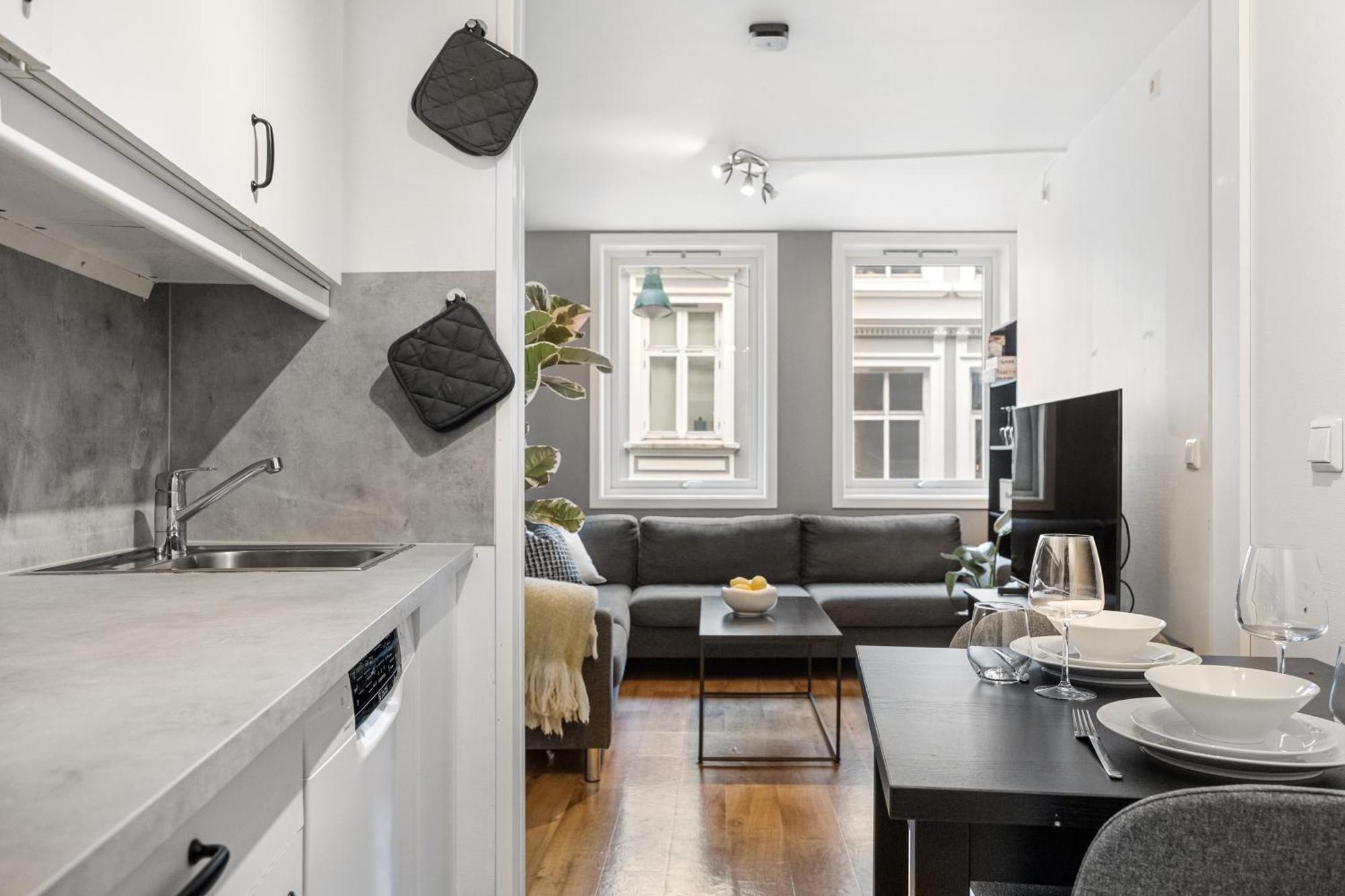 Апартаменты Family Friendly 3Br - Quiet Area - Behind Bryggen Берген Экстерьер фото